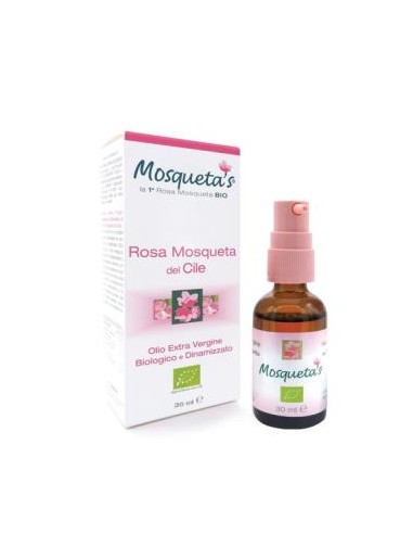 ACEITE DE ROSA MOSQUETA 30ml. BIO MOSQUETAS