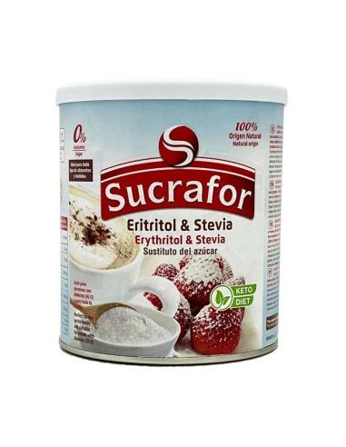 SUCRAFOR (eritritol y stevia) 500gr.