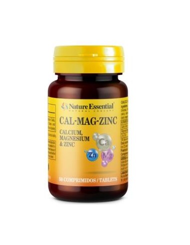 CALCIO-MAGNESIO-ZINC 520mg. 50comp. NATURE ESSENTIAL