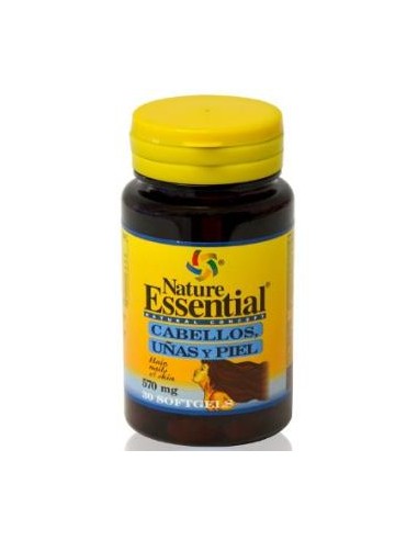 CABELLO, UÑAS Y PIEL 540mg. 30perlas NATURE ESSENTIAL