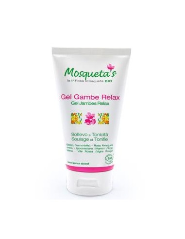 ROSA MOSQUETA gel de piernas relax 150ml. BIO MOSQUETAS