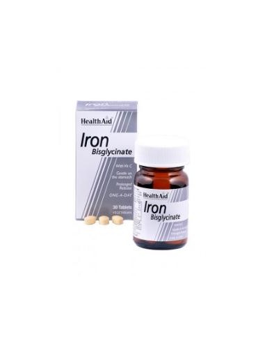 HIERRO BISGLYCINATE iron+vit.C 90comp. HEALTH AID