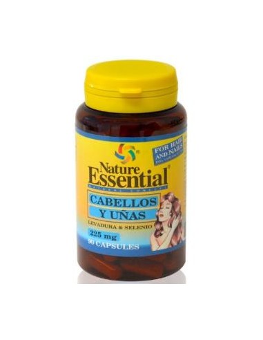 CABELLO Y UÑAS (lev. de selenio) 90cap. NATURE ESSENTIAL