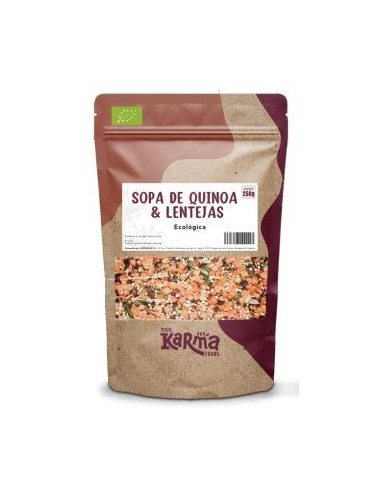 SOPA DE QUINOA Y LENTEJAS 250gr. ECO VEGAN KARMA