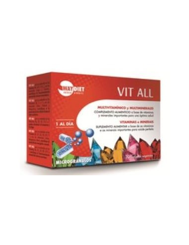 VIT ALL multivit y multimin 30caps. microgranulos WAYDIET NATURAL PRODUCTS