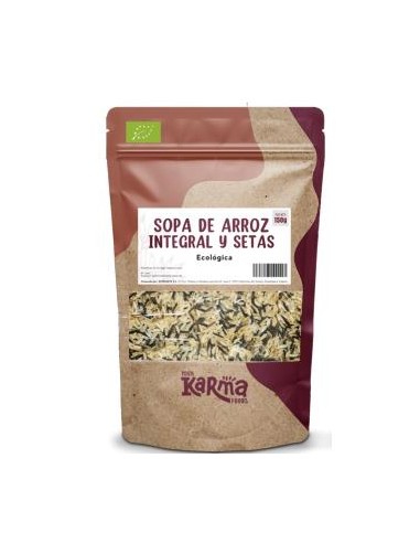 SOPA DE ARROZ integral Y SETAS 150gr. ECO VEGAN KARMA