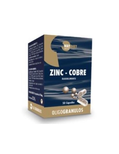 ZINC-COBRE oligogranulos 50caps. WAYDIET NATURAL PRODUCTS