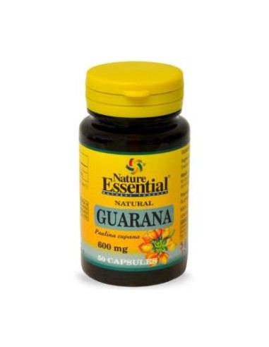 GUARANA 600mg. 50cap. NATURE ESSENTIAL