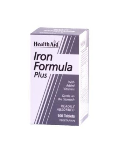 HIERRO COMPLEX (iron formula) 100comp. HEALTH AID**