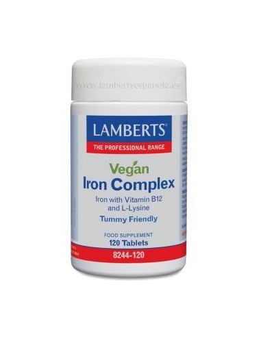 COMPLEJO DE HIERRO vegano 120comp. LAMBERTS