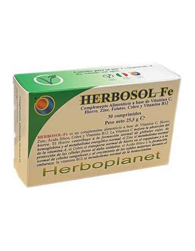 HERBOSOL Fe 30comp. HERBOPLANET