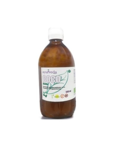 ACEITE DE COCO PURO 500 ML **AYURVEDA AUTENTICO