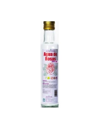 AGUA DE ROSAS 500 ML** **AYURVEDA AUTENTICO