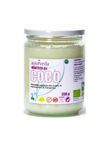 MANTECA DE COCO 350 G **AYURVEDA AUTENTICO