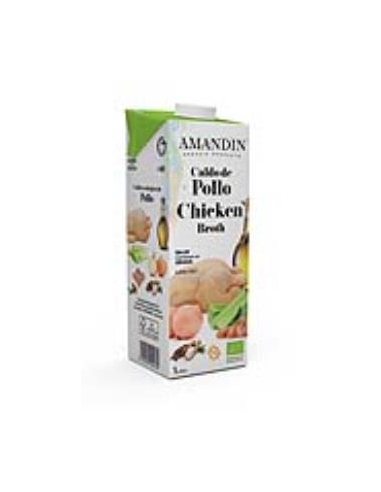 CALDO DE POLLO 1lt ECO SG AMANDIN