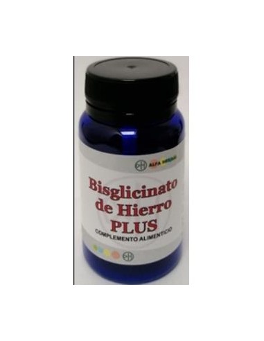 BISGLICINATO DE HIERRO PLUS 60cap. ALFA HERBAL