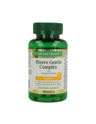 HIERRO GENTLE COMPLEX 100cap. NATURES BOUNTY