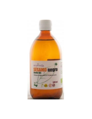 ACEITE DE SESAMO NEGRO 500 ML AYURVEDA AUTENTICO