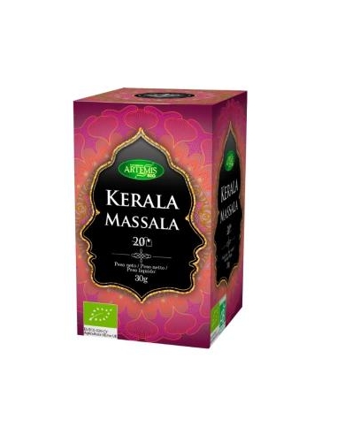 KERALA MASSALA sin teina 20 bolsitas ARTEMIS BIO