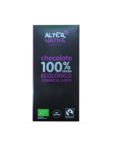 CHOCOLATE 100% CACAO 80 gr BIO ALTERNATIVA 3