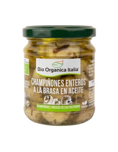 CHAMPIÑONES A LA BRASA en aceite 190 gr BIO BIO ORGANICA ITALIA