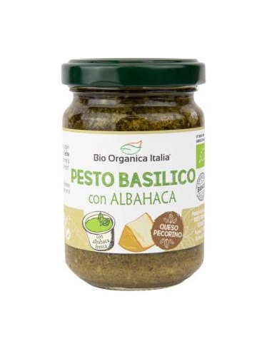 PESTO BASILICO PECORINO 130 gr BIO BIO ORGANICA ITALIA