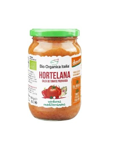 SALSA DE TOMATE HORTELANA 350ml. DEMETER BIO ORGANICA ITALIA