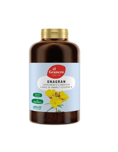 ONAGRAN ACEITE DE ONAGRA 400+50perlas EL GRANERO