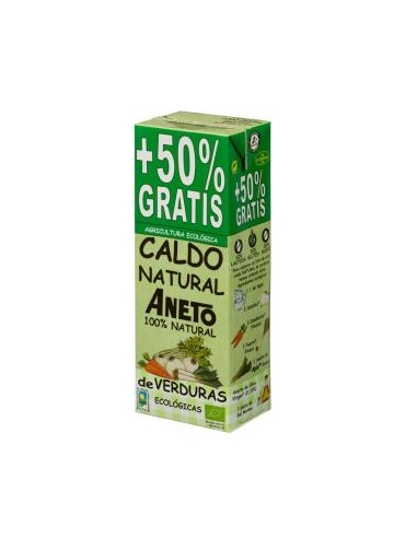 CALDO DE VERDURAS 1L+50% GRATIS .ECO ANETO