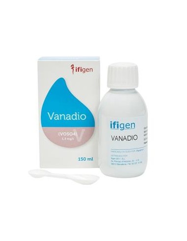 VANADIO (V) oligoelementos 150ml. IFIGEN