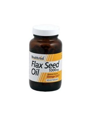 ACEITE DE LINAZA flaxseed oil 60cap. HEALTH AID