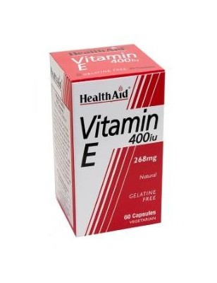  VITAMINA E 400ui natural 60vcap. HEALTH AID