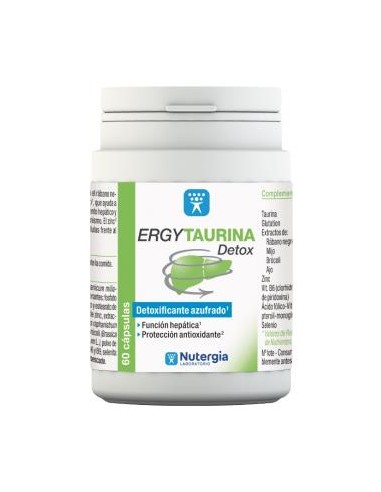 ERGYTAURINA DETOX 60cap. NUTERGIA