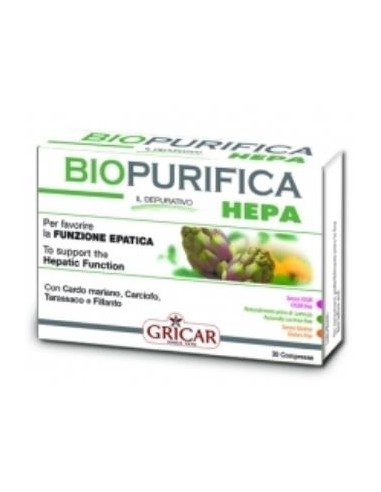 BIOPURIFICA HEPA 30comp. GRICAR