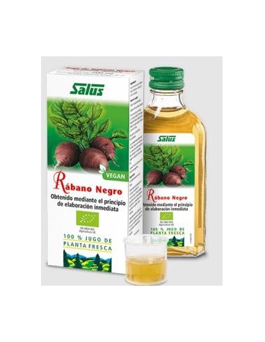 JUGO DE RABANO NEGRO 200ml. SCHOENENBERGER SALUS