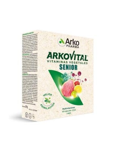 ARKOVITAL pura energia senior +50 60cap. ARKOPHARMA