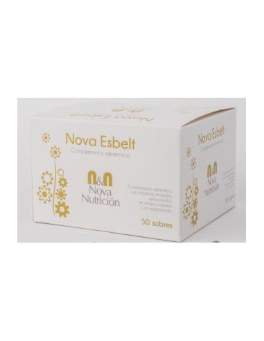 NOVA ESBELT sabor limon-cola 50sbrs. SG VEGAN N&N NOVA NUTRICION