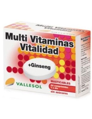 VALLESOL MULTIVITAMINAS+GINSENG 24comp
