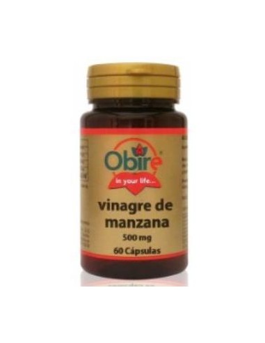 VINAGRE DE MANZANA 60cap. OBIRE