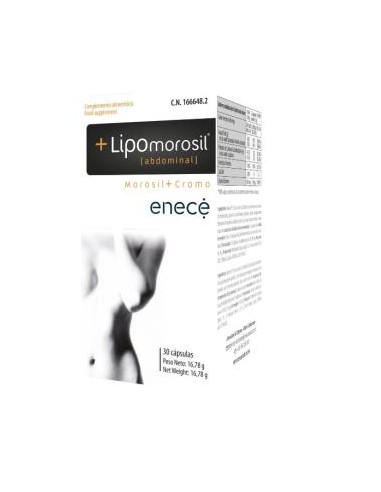 NC LIPOMOROSIL ABDOMINAL 30caps NUTRICION CENTER