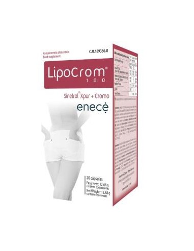 LIPOCROM 100 20caps NUTRICION CENTER