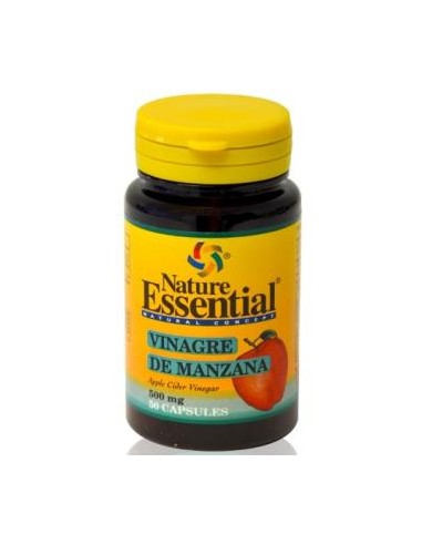 VINAGRE DE MANZANA 500mg. 50cap. NATURE ESSENTIAL