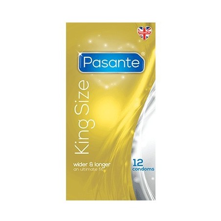 Preservativos XL más anchos Pasante King Size 12 uds
