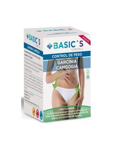 CORPORE BASICS garcinia cambogia 30cap. CORPORE DIET