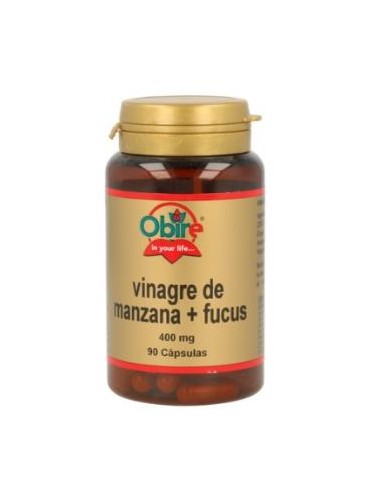 VINAGRE DE MANZANA+FUCUS 400mg ( ext. seco) 90cap. OBIRE