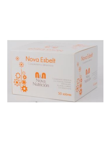 NOVA ESBELT sabor mandarina 50sbrs. SG VEGAN N&N NOVA NUTRICION