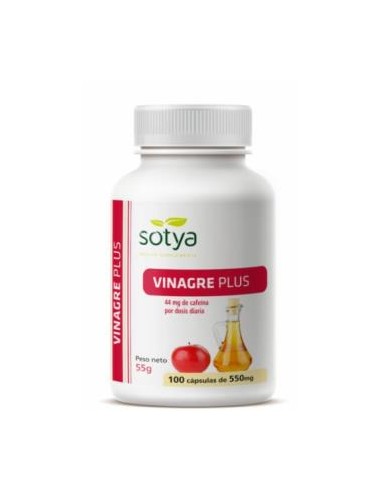 VINAGRE DE MANZANA plus 100cap. SOTYA