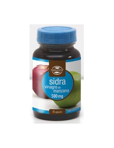 SIDRA (vinagre de manzana) 500mg. 45cap. DIETMED