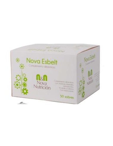 NOVA ESBELT sabor manzana 50sbrs. SG VEGAN N&N NOVA NUTRICION