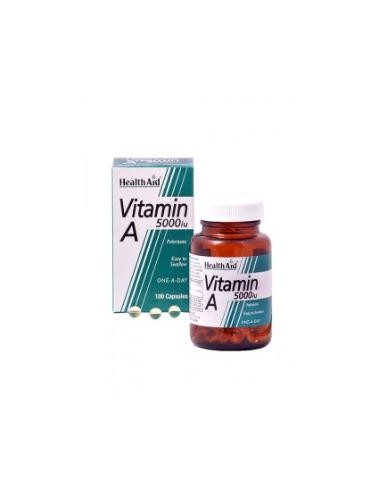 VIT A 5000ui con VIT D 400ui 100cap. HEALTH AID